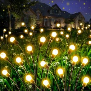 Solar garden firefly lights